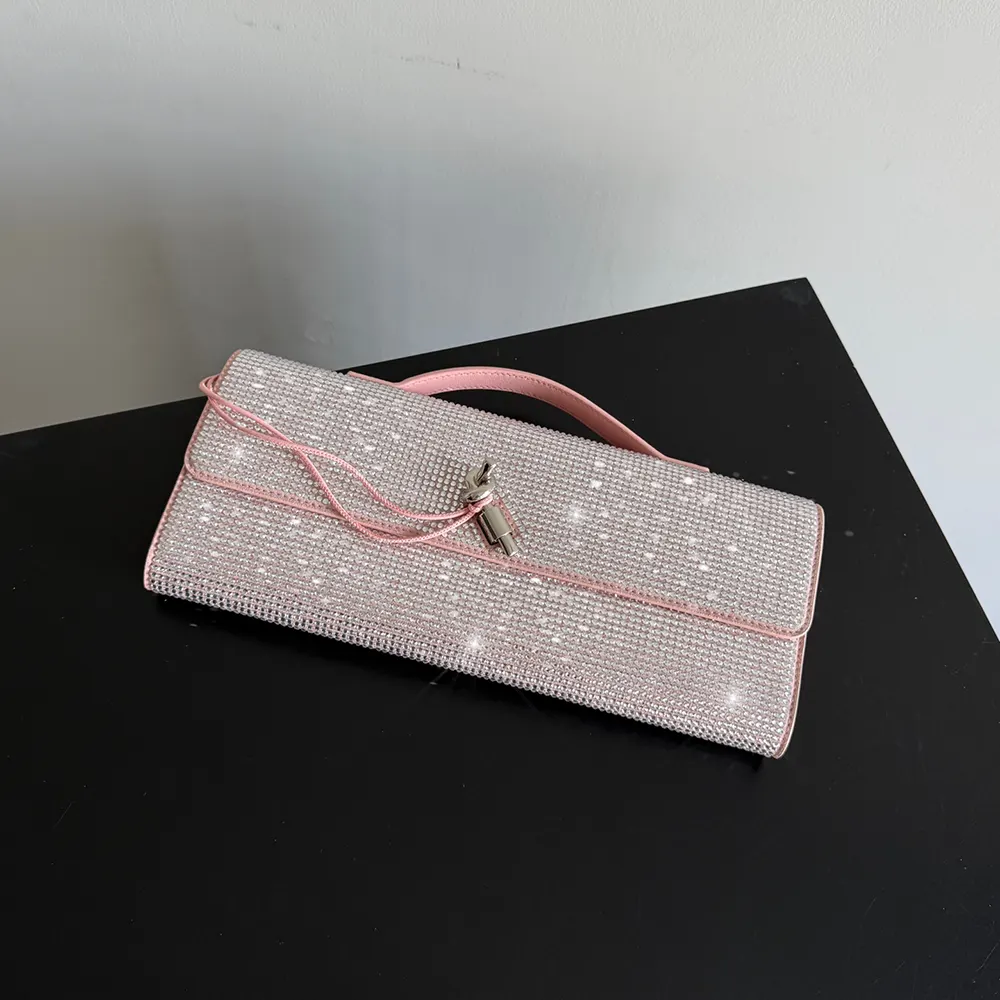 Bottega Veneta Women Andiamo Clutch-Rose - image 4