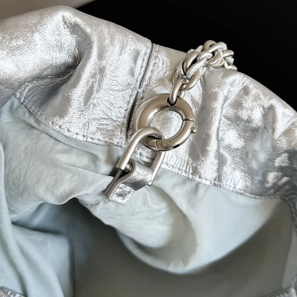 Bottega Veneta Women Dustbag Notte-Silver - image 10