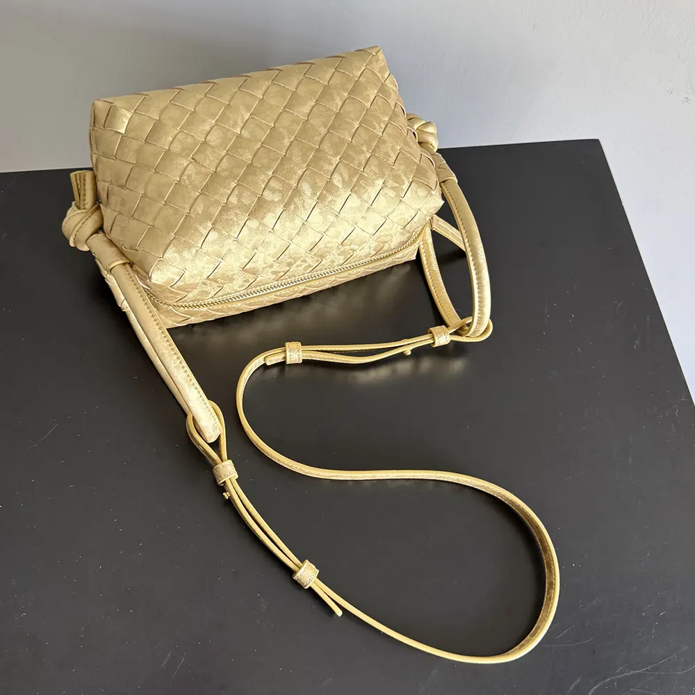 Bottega Veneta Women Loop Top Handle-Gold - image 5