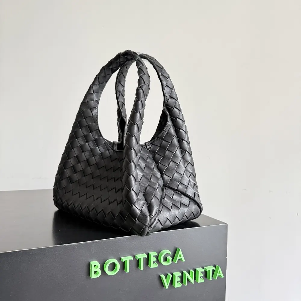 Bottega Veneta Women Small Campana-Black - image 4