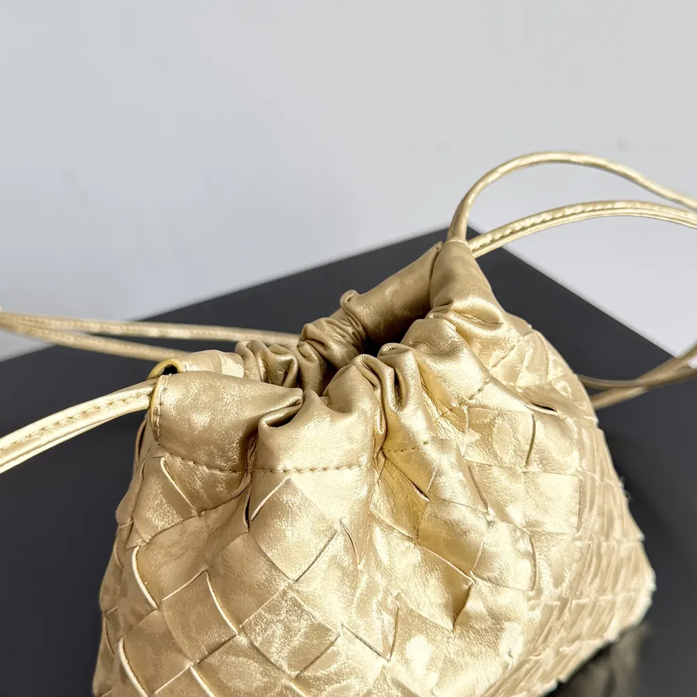 Bottega Veneta Women Small Dustbag-Gold - image 6