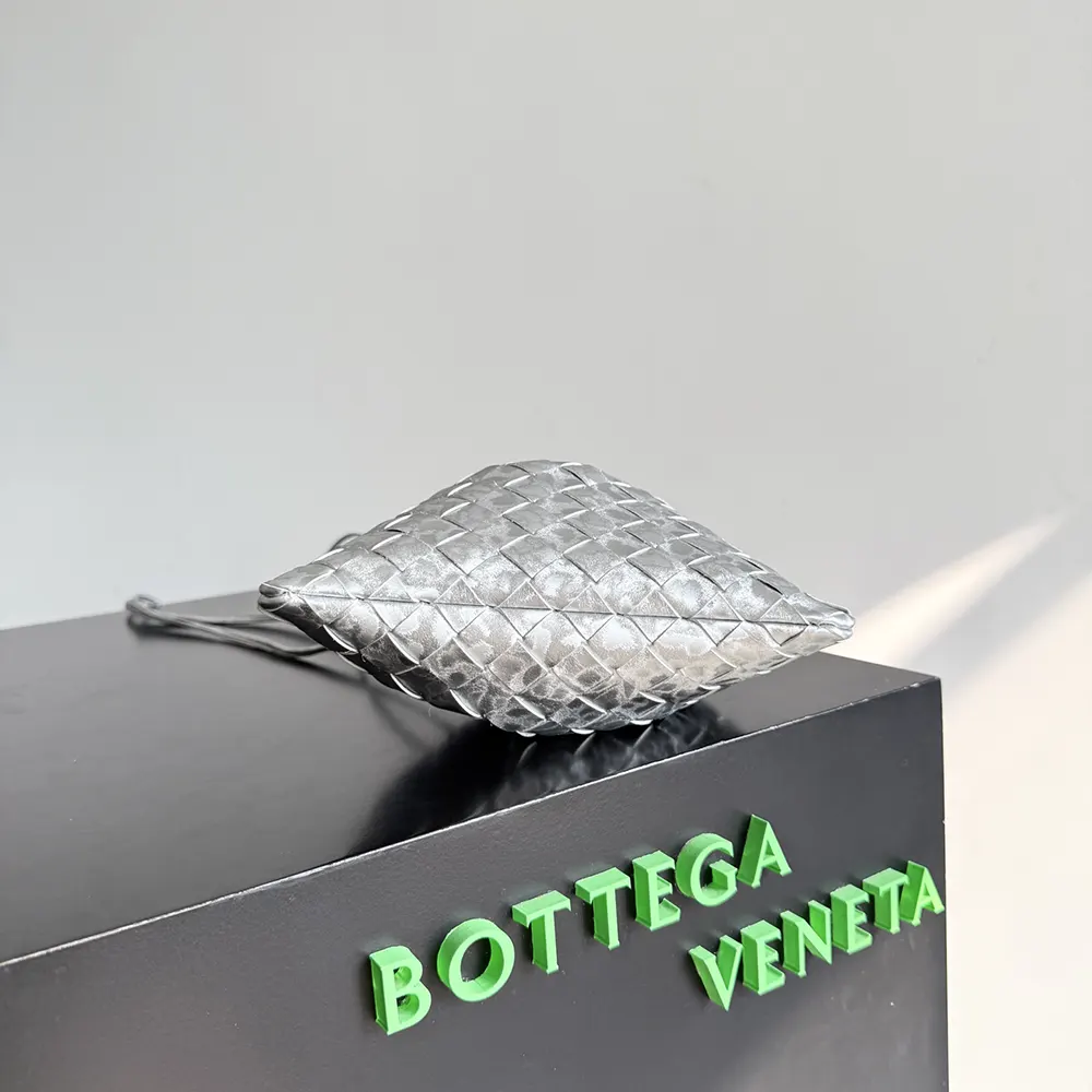 Bottega Veneta Women Small Dustbag-Silver - image 4