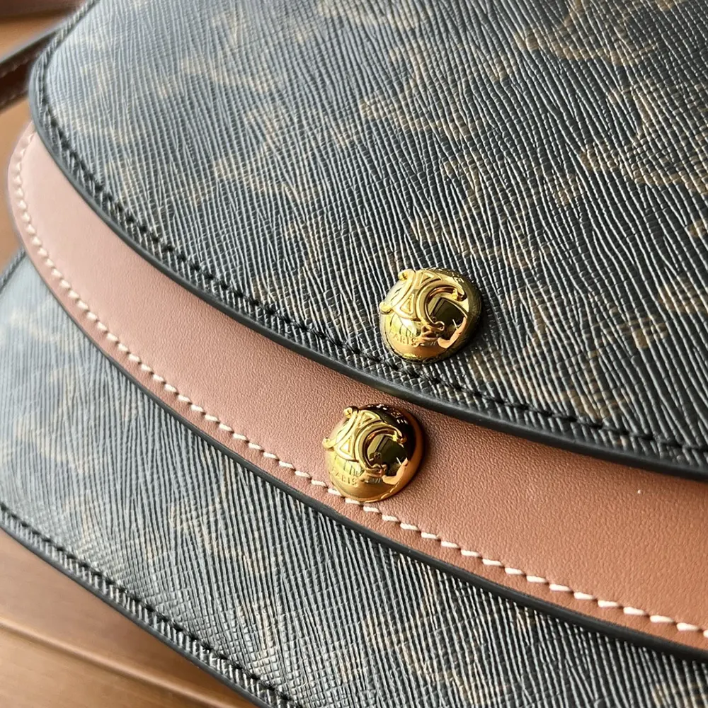 Celine Women Duo Wallet on Strap in Triomphe Canvas and Calfskin - image 10