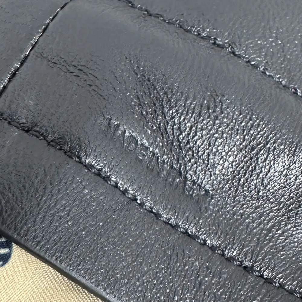 Celine Women Small Crystal Pouch in Lambskin-Black - image 7