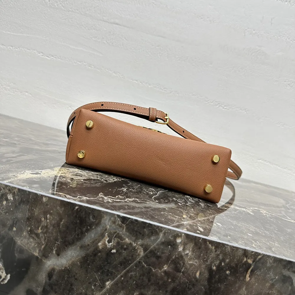 Celine Women Teen Nino Bag in Smooth Satinated Calfskin-Brown - image 7