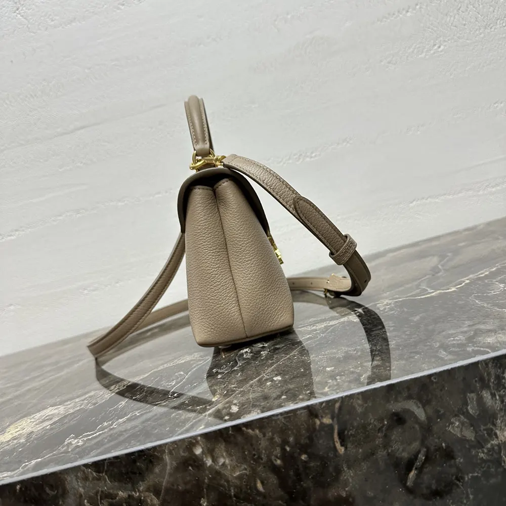 Celine Women Teen Nino Bag in Smooth Satinated Calfskin-Sandy - image 5