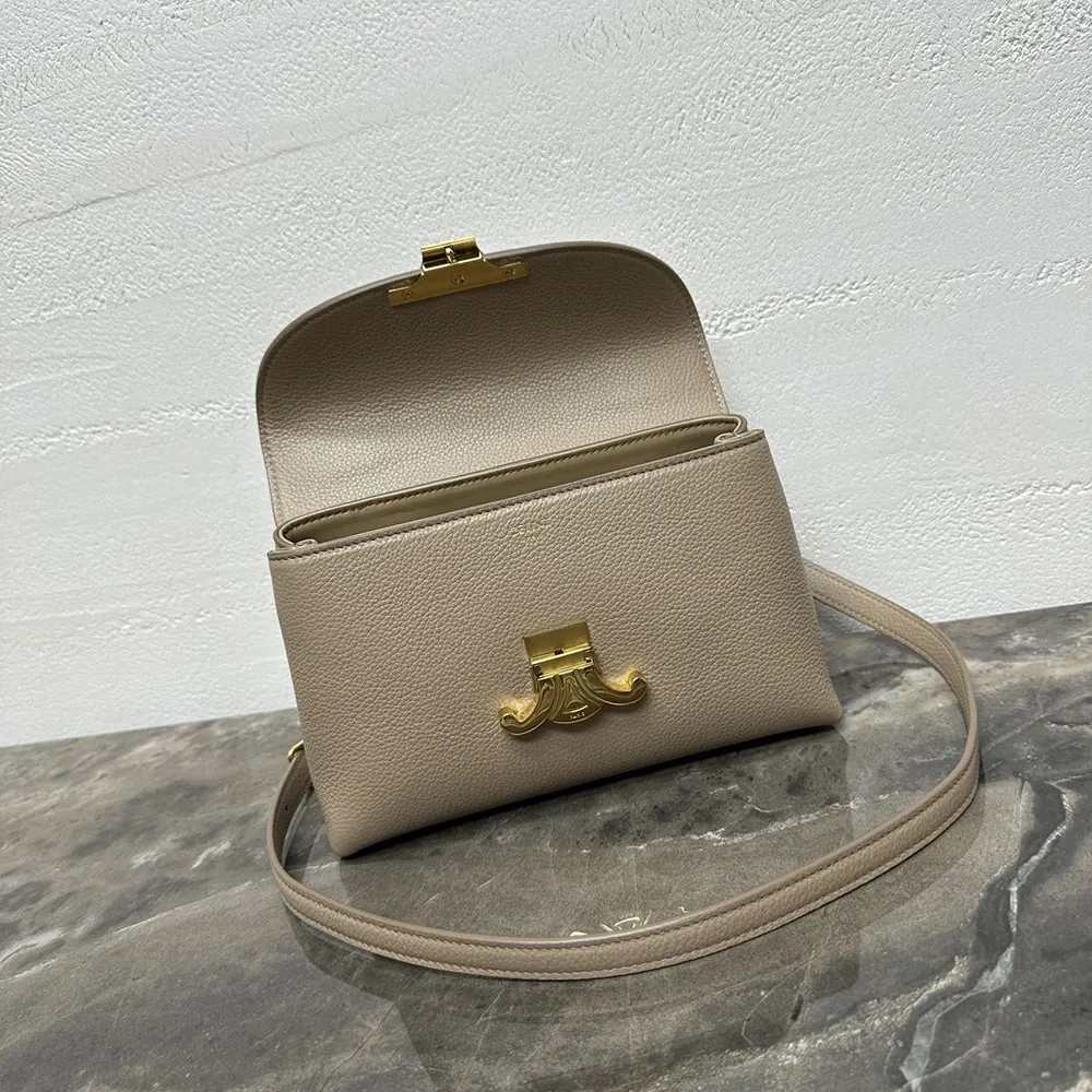 Celine Women Teen Nino Bag in Smooth Satinated Calfskin-Sandy - image 6