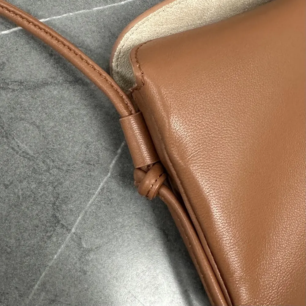 Celine Women Trio Flap In Smooth Lambskin-Brown - image 9