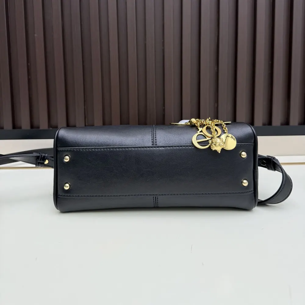 Chloe Women Small Chloé Bowling Bag In Soft Leather-Black - image 5