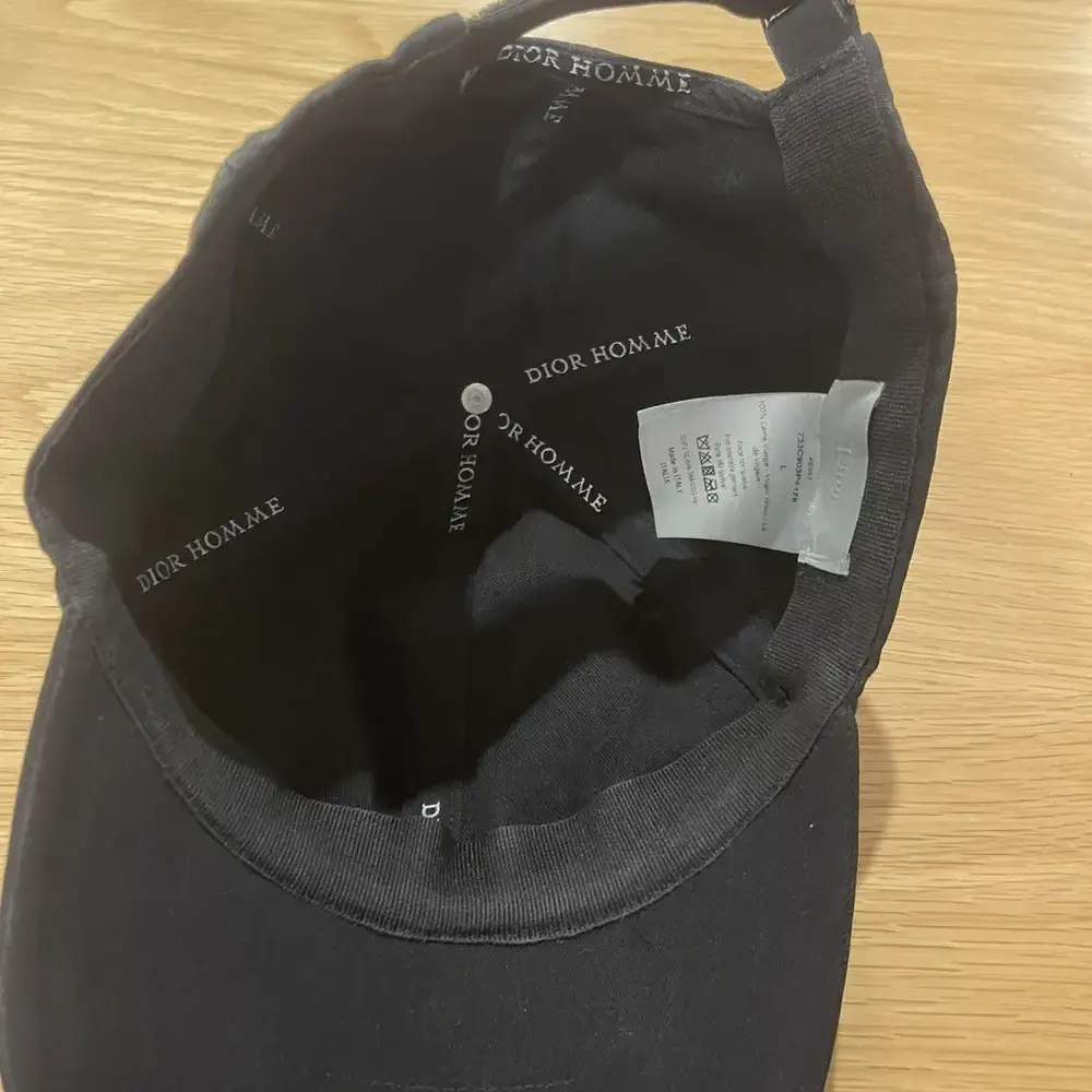 Dior Unisex Cap with Centered Christian Dior Black Cotton Canvas - image 5