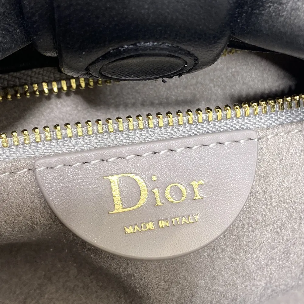 Dior Women Medium Dior Bow Bag Black Lambskin - image 10