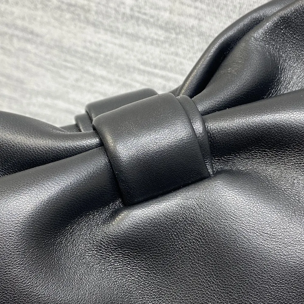 Dior Women Medium Dior Bow Bag Black Lambskin - image 8
