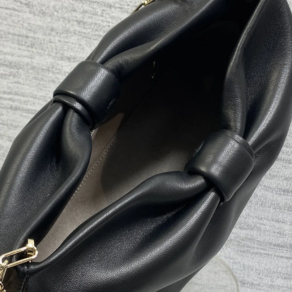 Dior Women Medium Dior Bow Bag Black Lambskin - image 7