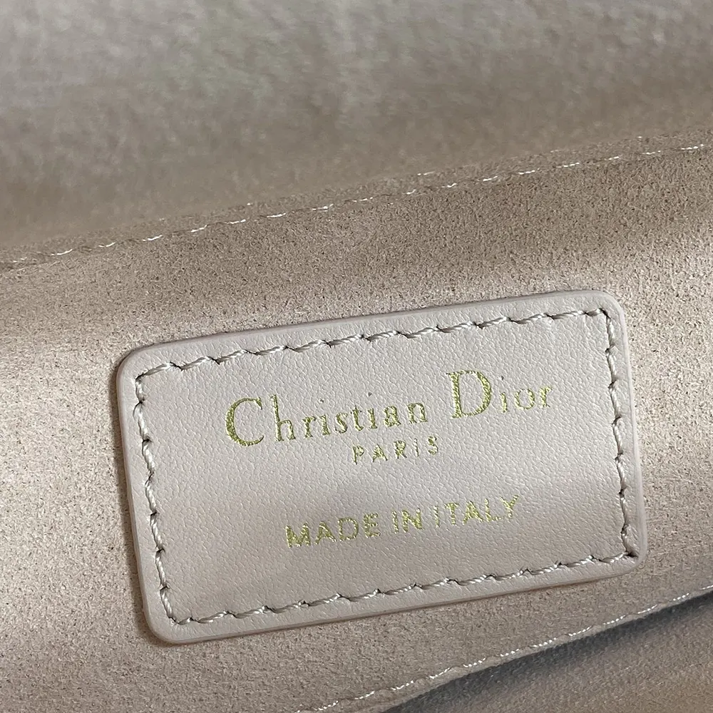 Dior Women Mini Lady D-Joy Bag Rose Soupir Cannage Lambskin - image 10