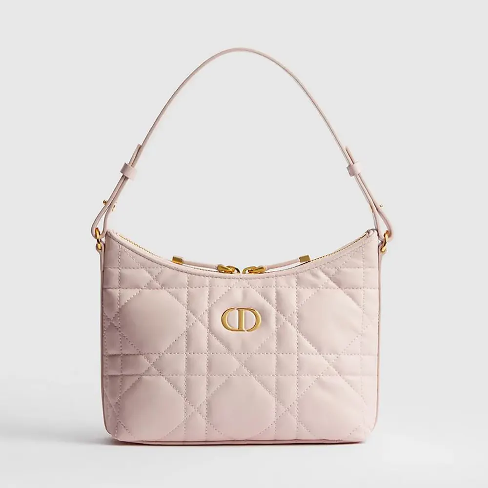Front view of Dior Women Miss Caro Diorling Mini Bag with chain strap