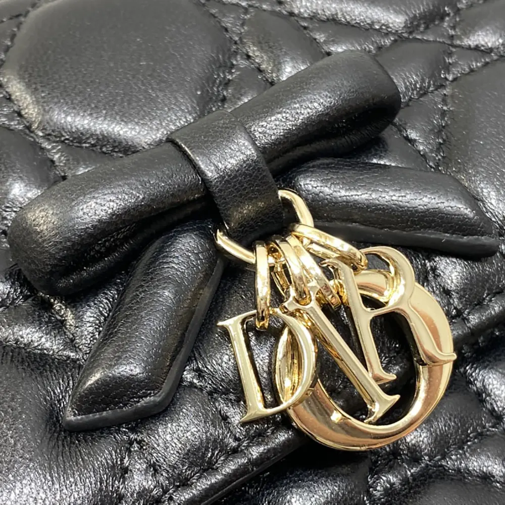 Dior Women My Dior Mini Bag Black Cannage Lambskin - image 8