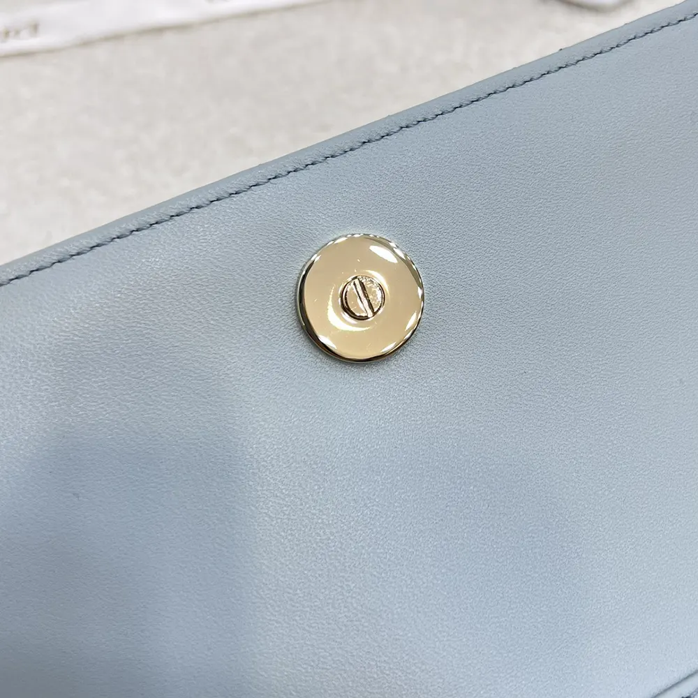 Dior Women My Dior Mini Bag Cloud Blue Cannage Lambskin - image 16
