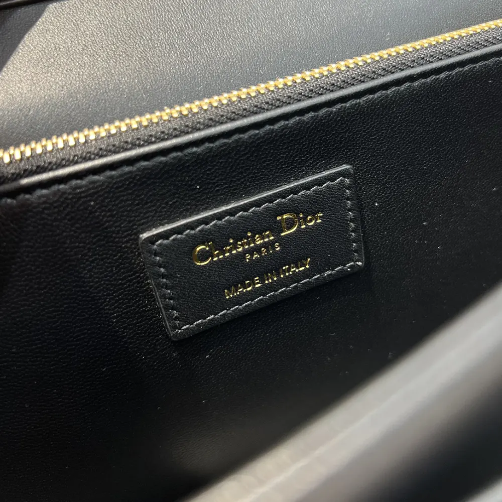 Dior Women My Dior Top Handle Bag Black Cannage Lambskin - image 12