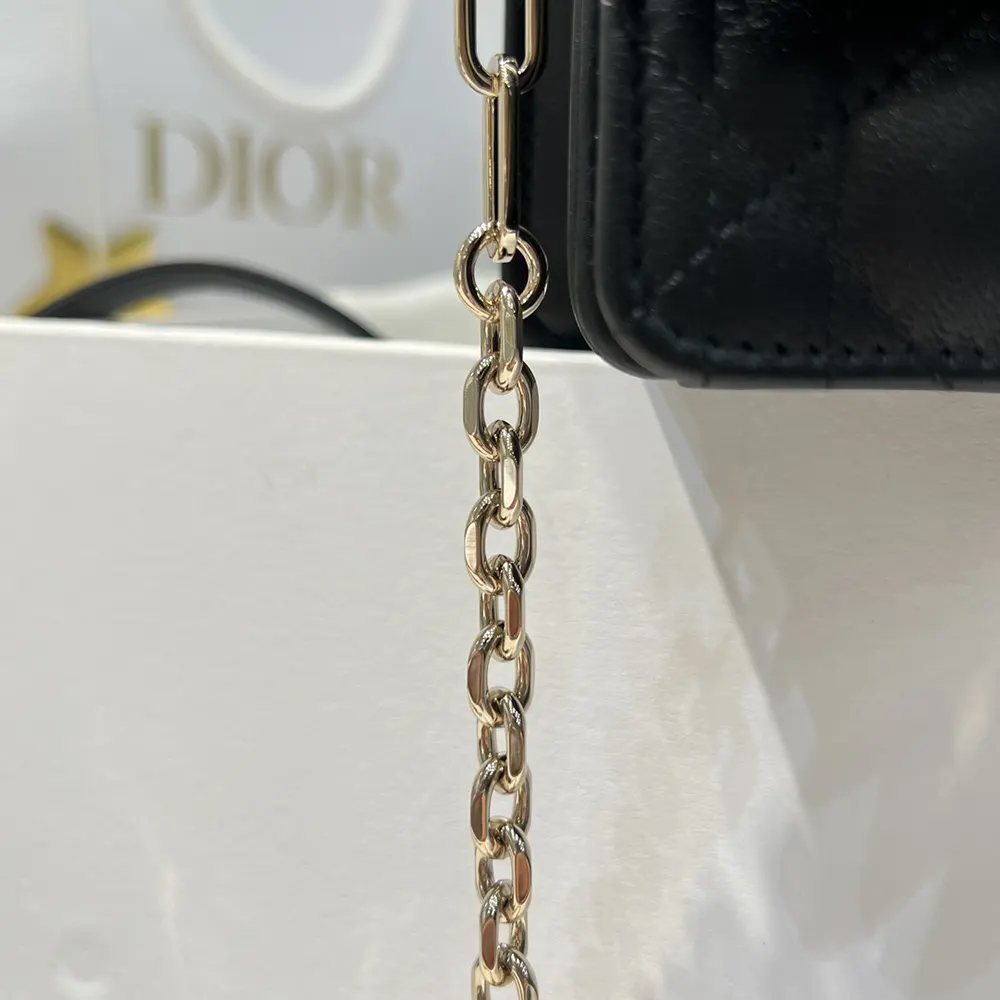 Dior Women My Dior Top Handle Bag Black Cannage Lambskin - image 13
