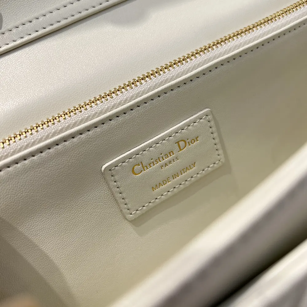 Dior Women My Dior Top Handle Bag Latte Cannage Lambskin - image 13