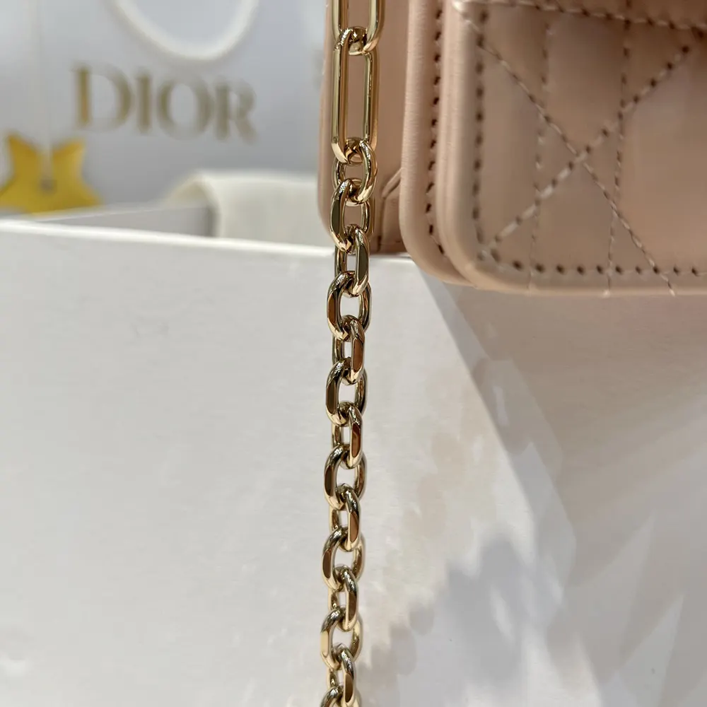 Dior Women My Dior Top Handle Bag Pink Cannage Lambskin - image 13
