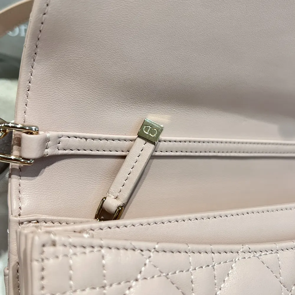 Dior Women My Dior Top Handle Bag Pink Cannage Lambskin - image 11