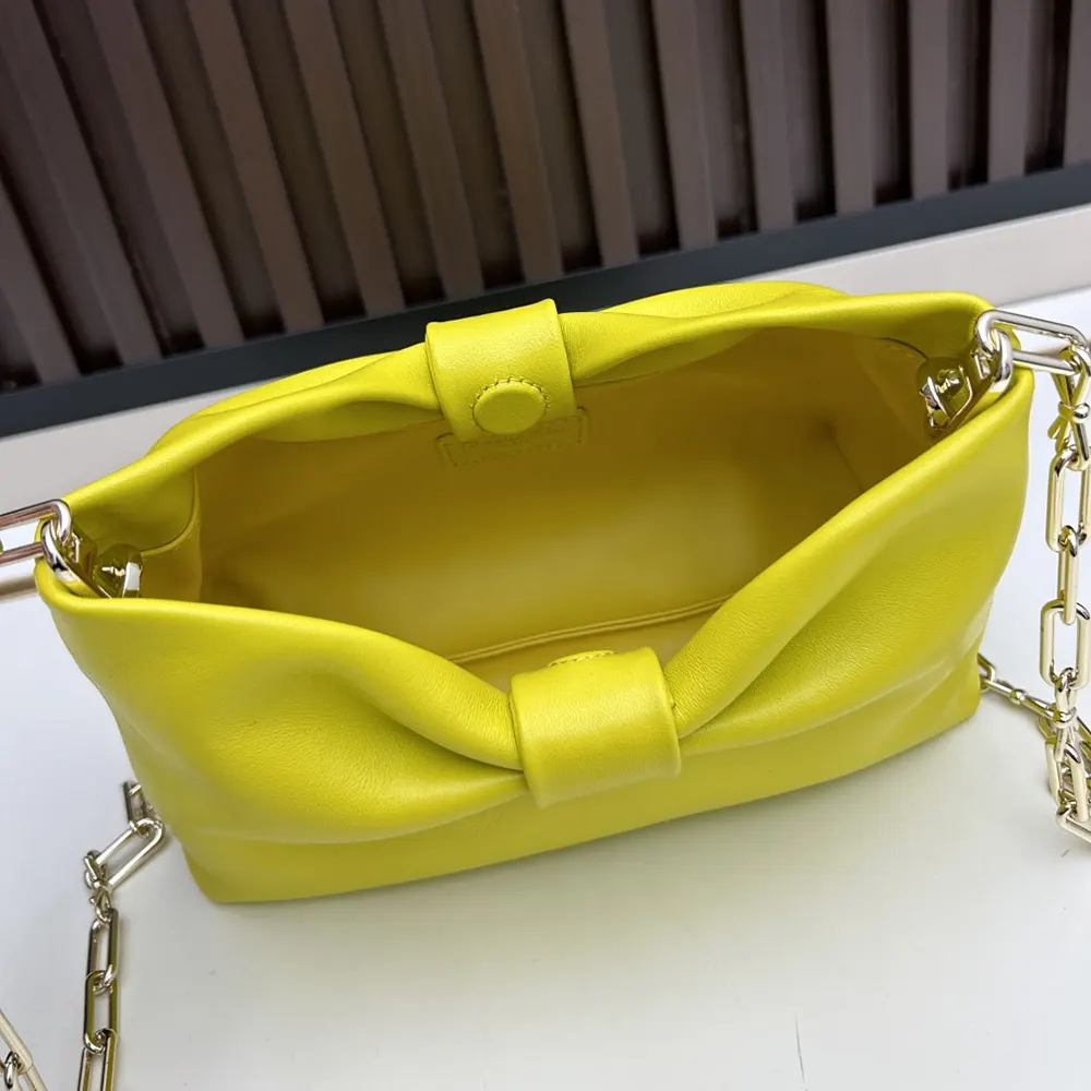 Dior Women Small Dior Bow Bag Buttercup Lambskin - image 8