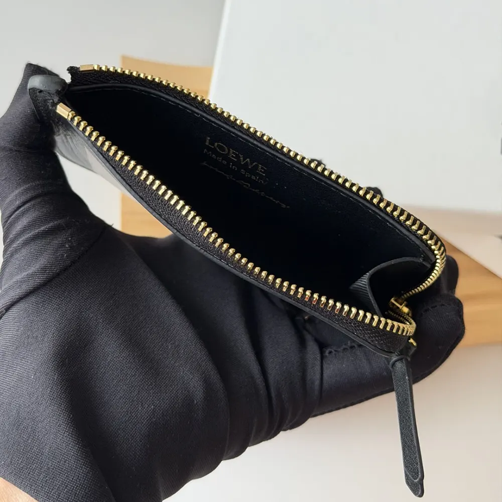 Loewe Unisex Coin Cardholder in Nappa Calfskin-Black - image 4