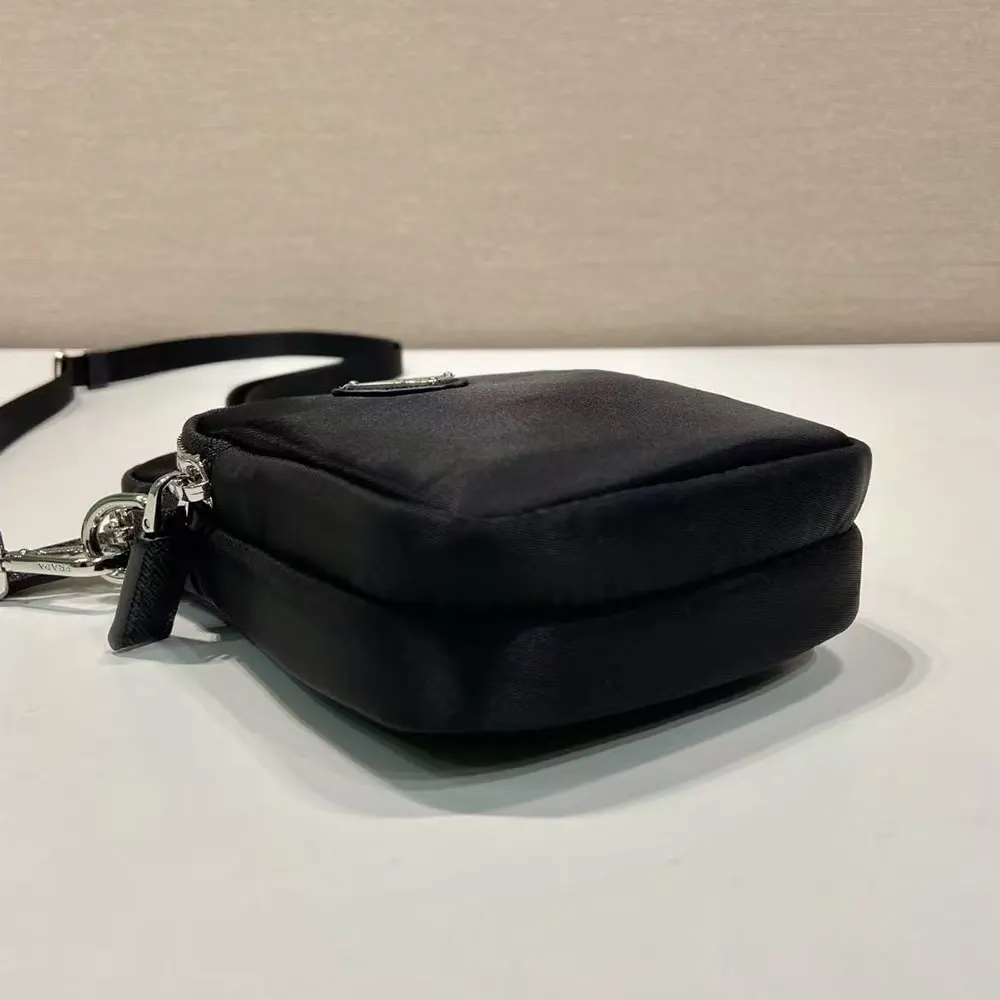 Prada Men Nylon Logo Smartphone Case-Black - image 6
