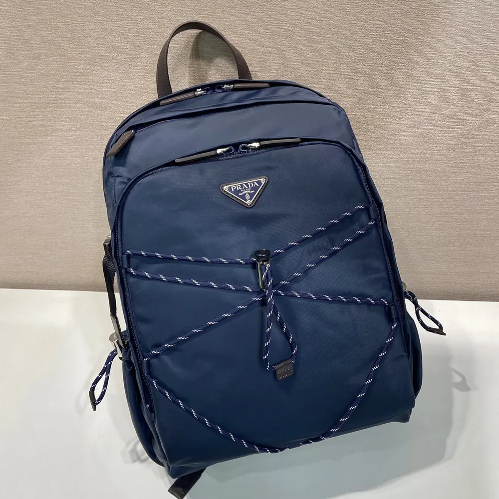 Prada Unisex Speedrock Re-Nylon And Leather Backpack - image 4