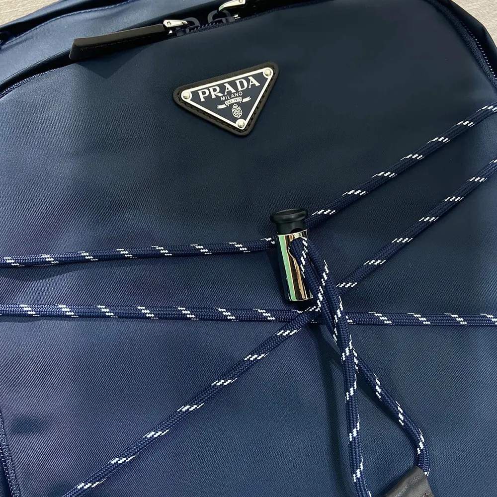 Prada Unisex Speedrock Re-Nylon And Leather Backpack - image 9