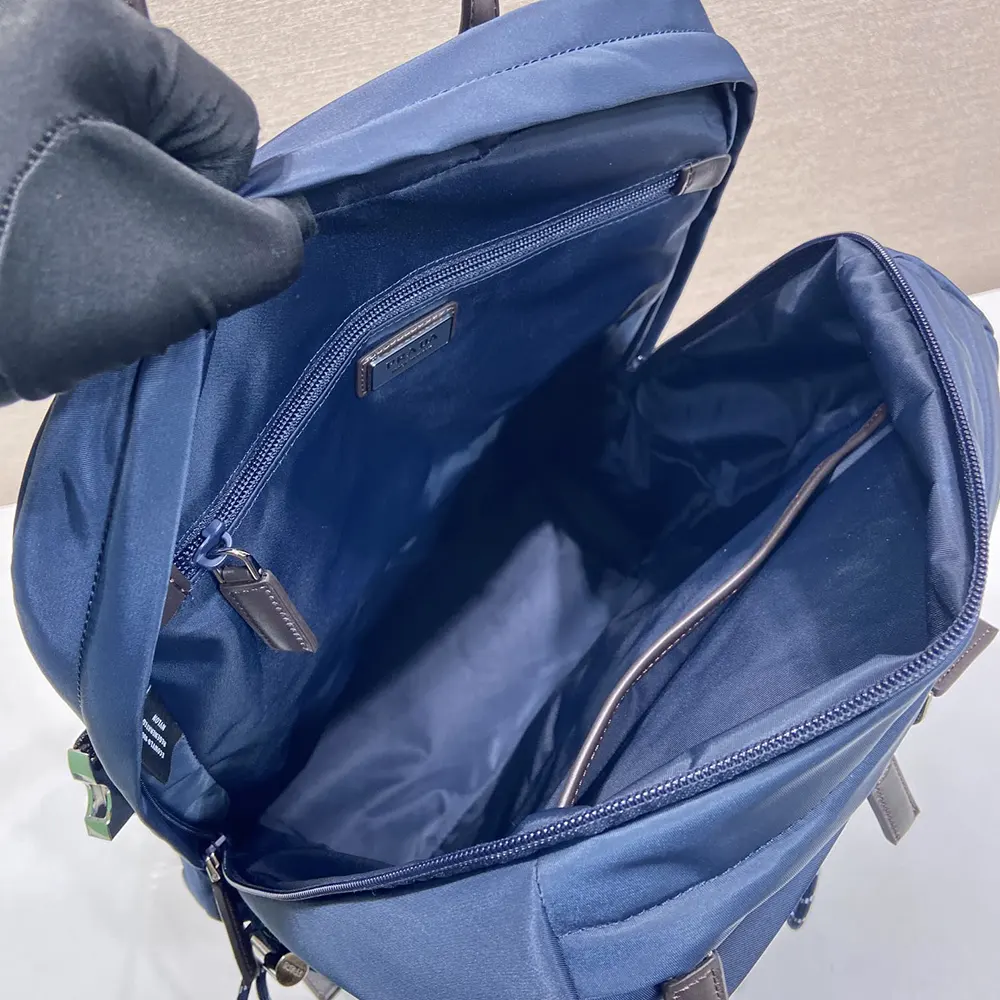 Prada Unisex Speedrock Re-Nylon And Leather Backpack - image 8