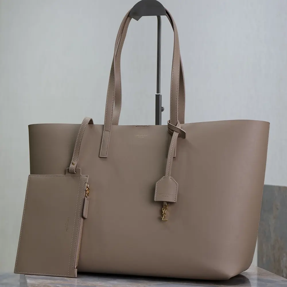 Saint Laurent YSL Women Shopping Saint Laurent in Leather-Sandy - image 5