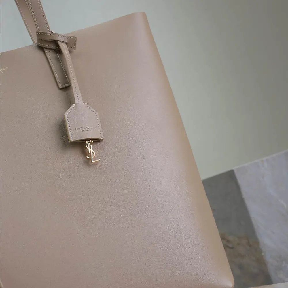Saint Laurent YSL Women Shopping Saint Laurent in Leather-Sandy - image 9