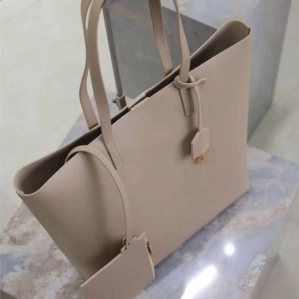 Saint Laurent YSL Women Shopping Saint Laurent in Leather-Sandy - image 6