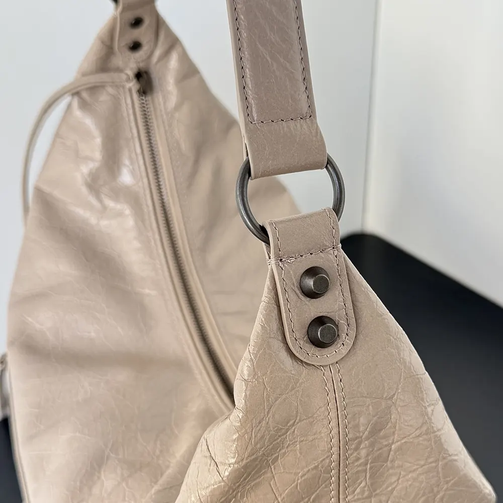 Balenciaga Women Le City Hobo Bag Medium in Sesame - image 6