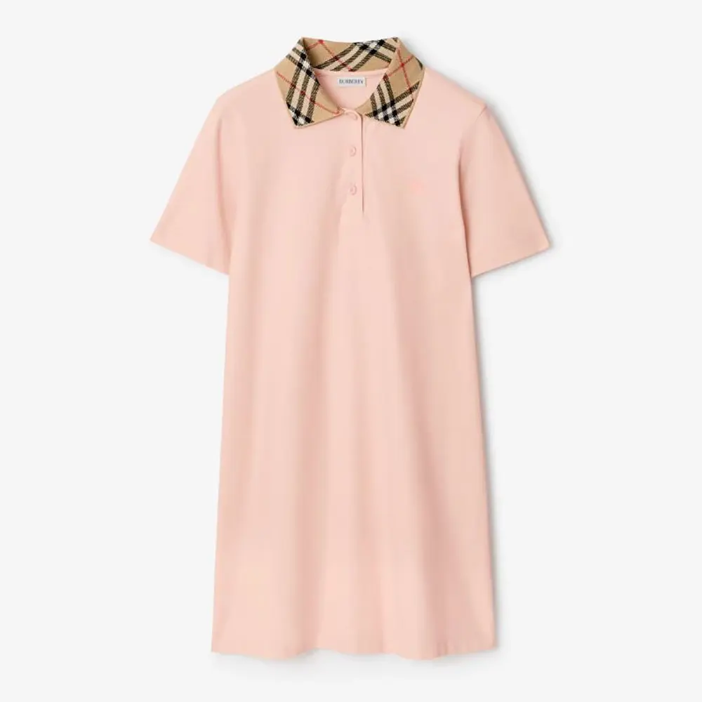 Understanding the Burberry Check Collar Cotton Polo Shirt Dress