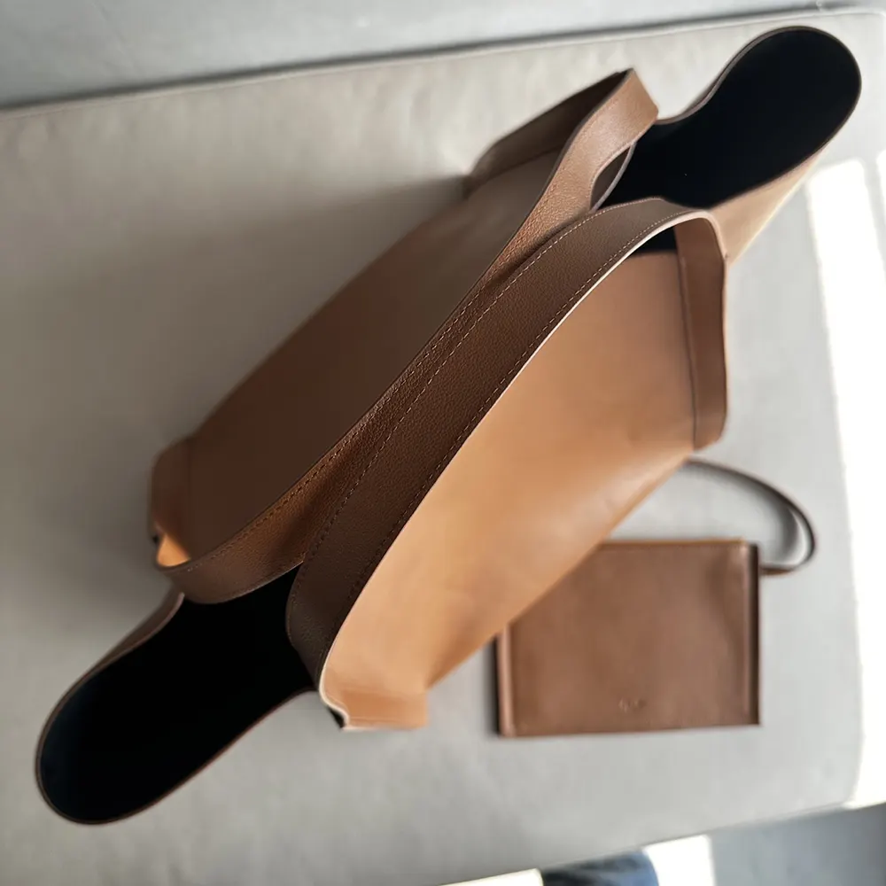 Celine Women Medium Cube Bag In Supple Calfskin-Brown - image 7