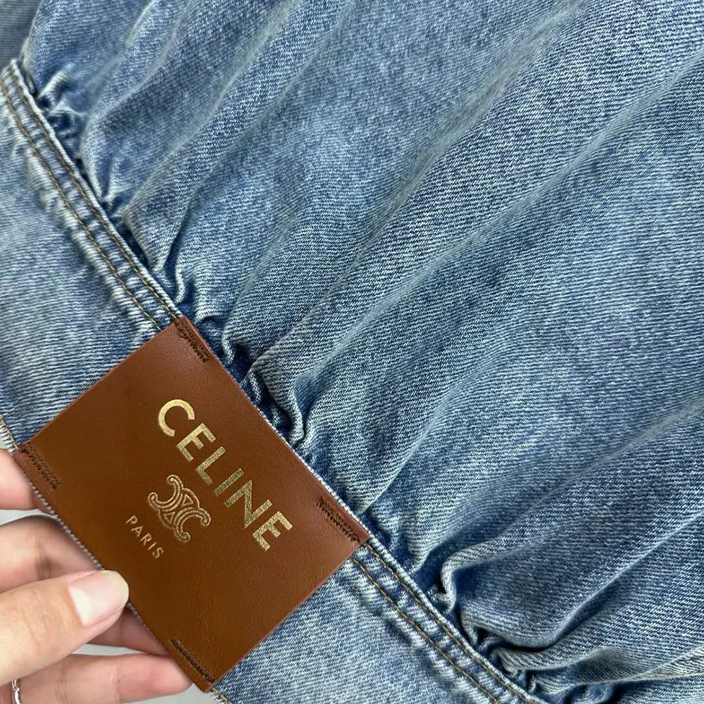 Celine Men Trucker Jacket in Denim - image 7