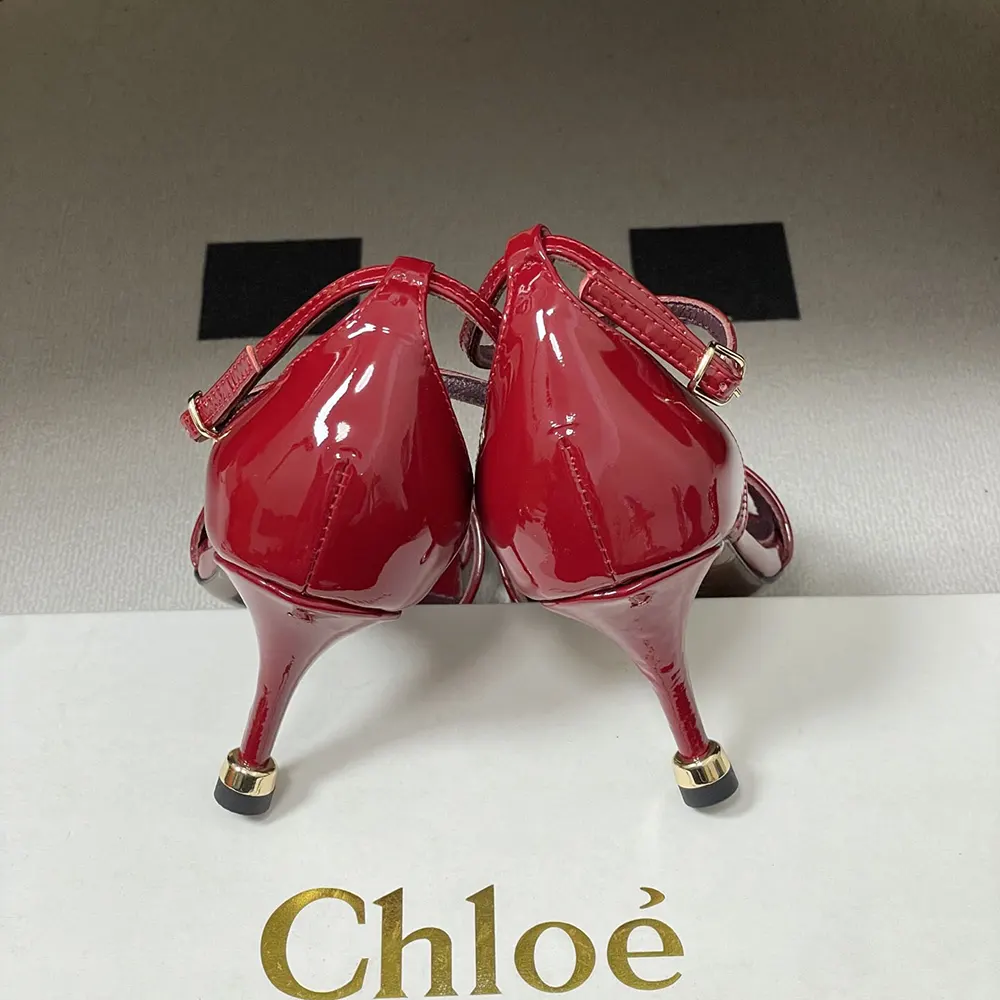 Chloe Women Cleia Heeled Sandal-Red - image 9