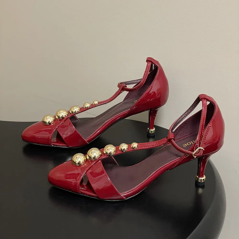 Chloe Women Cleia Heeled Sandal-Red - image 4
