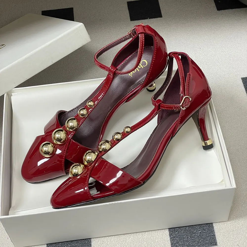 Chloe Women Cleia Heeled Sandal-Red - image 6