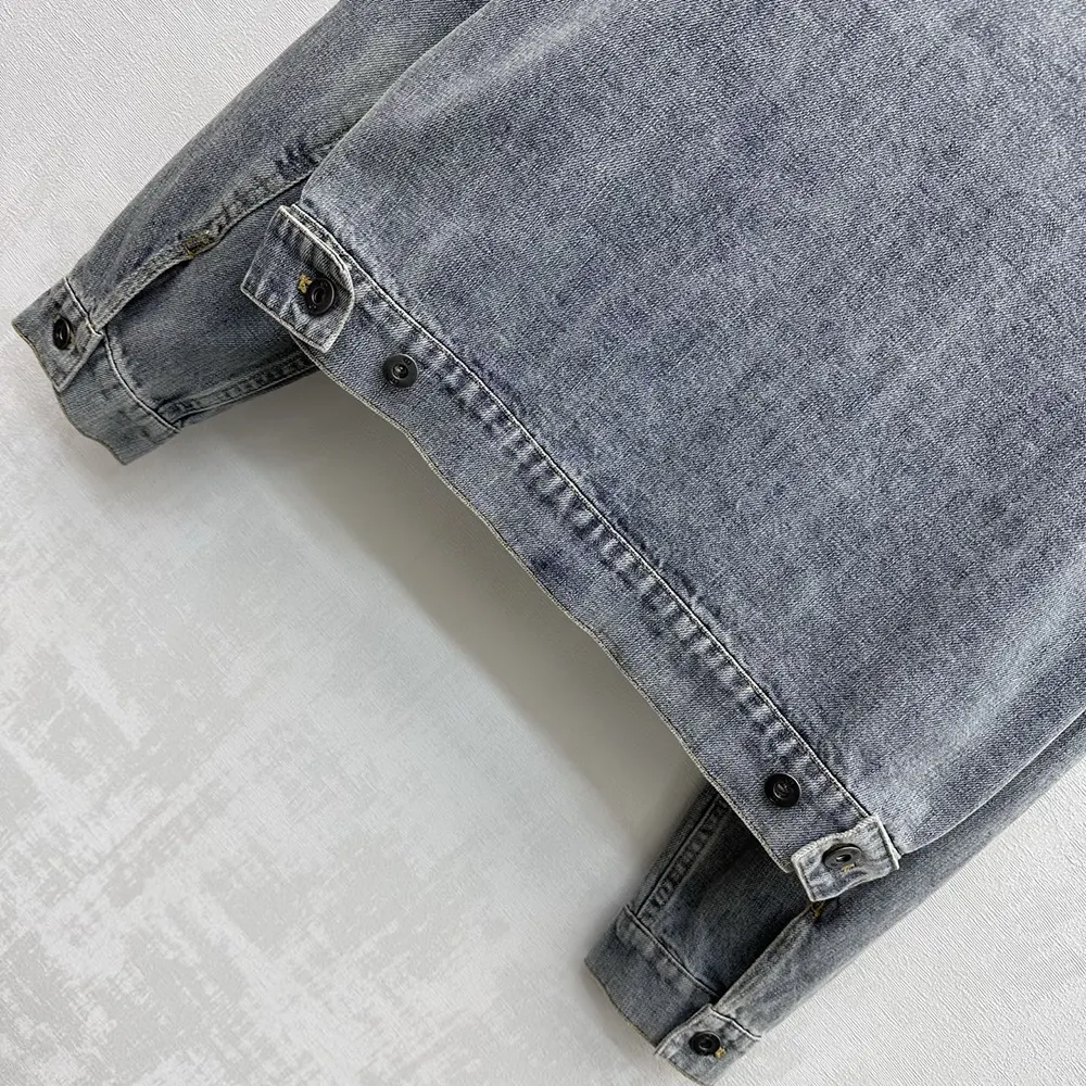 Dior Women Médaillon Cropped Jacket Blue Stonewashed Cotton Denim - image 8
