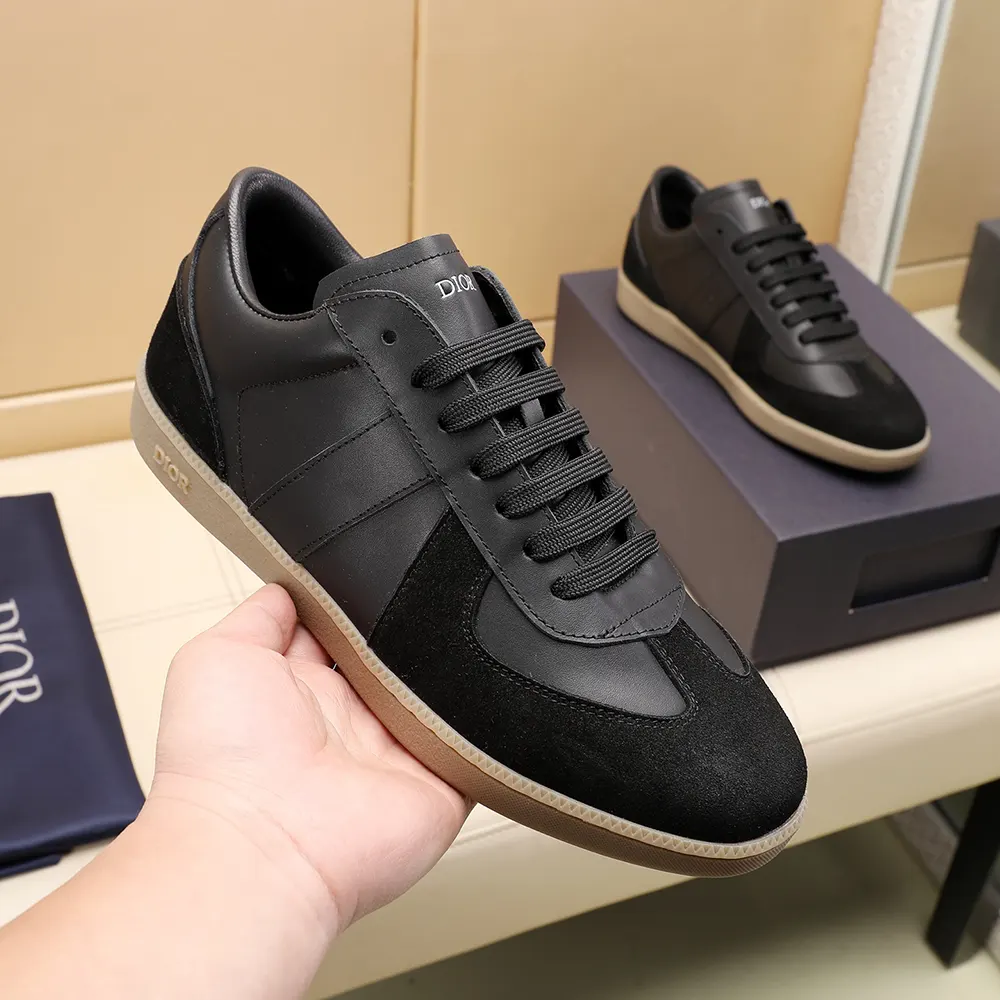 Dior Unisex B01 Matchpoint Sneaker Black Smooth Calfskin and Black Suede - image 7