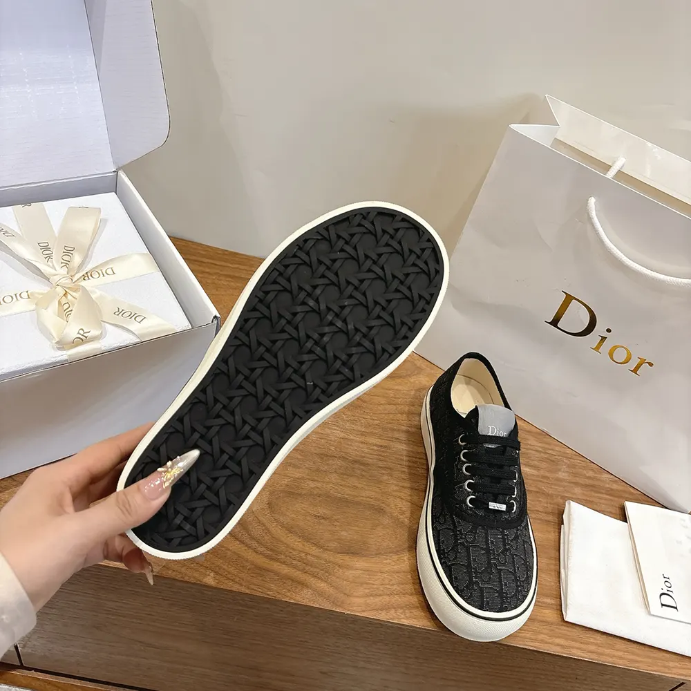 Dior Unisex Saltwind Sneaker Black Dior Oblique Jacquard - image 10