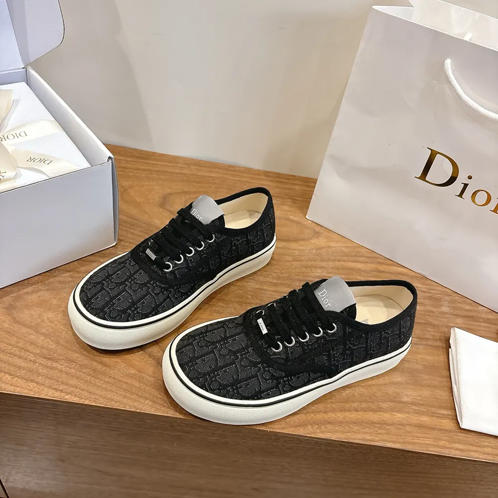 Dior Unisex Saltwind Sneaker Black Dior Oblique Jacquard - image 4