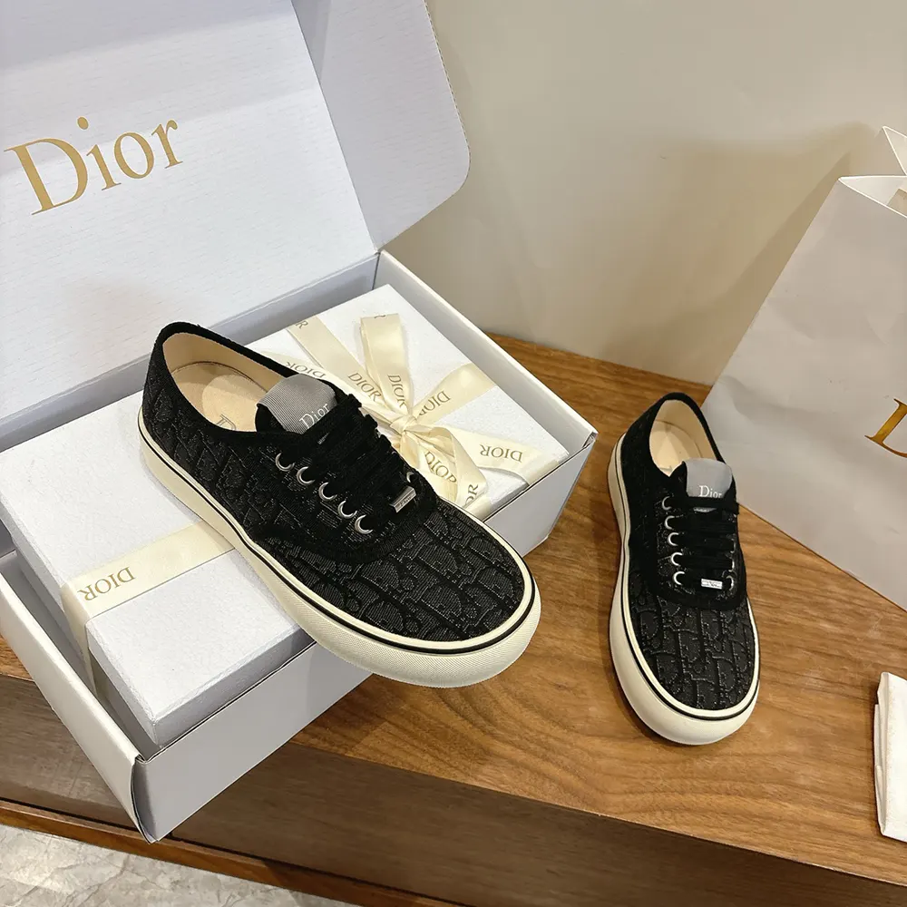 Dior Unisex Saltwind Sneaker Black Dior Oblique Jacquard - image 6