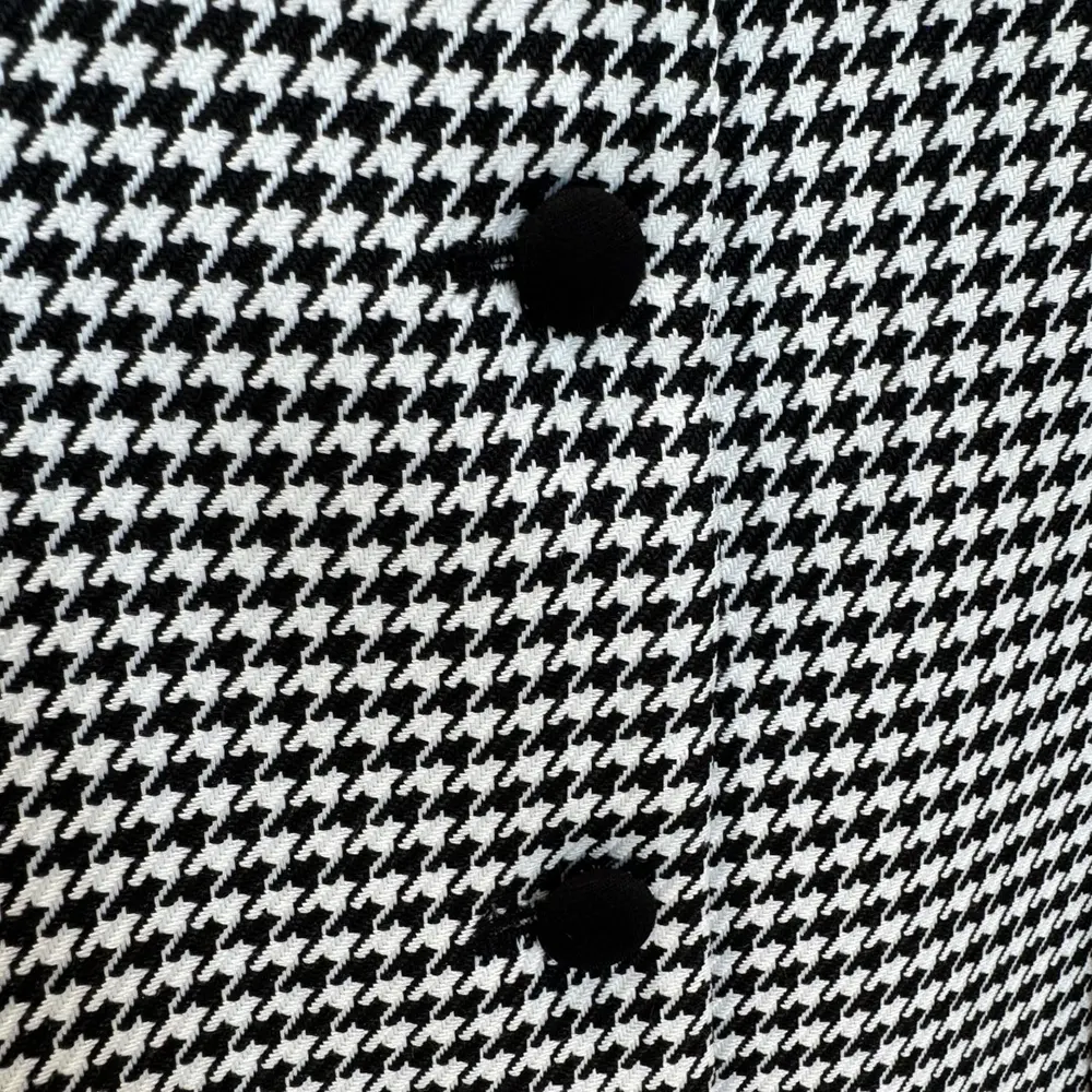 Dior Women Cropped Jacket Black and White Houndstooth Virgin Wool Blend - image 10