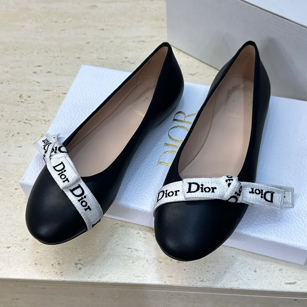 Dior Women J’Adior Ballet Flat Black Lambskin - image 4