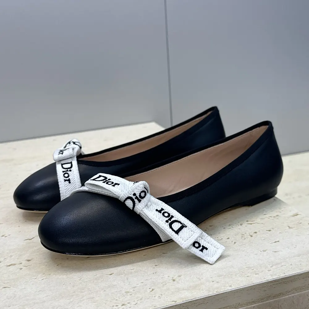 Dior Women J’Adior Ballet Flat Black Lambskin - image 6